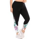 Curvy Chick Tropical Leggings