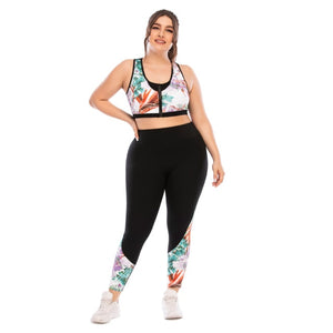 Curvy Chick Tropical Leggings